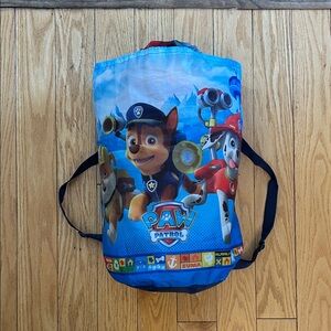 Nickelodeon Paw Patrol sleeping bag with backpack carrier. GUC